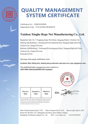 ISO 9001:2015 certificate