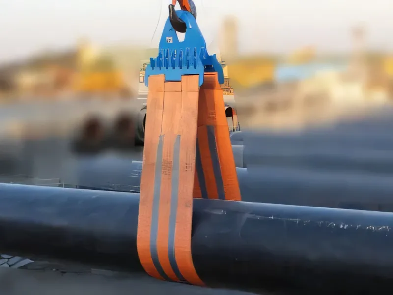 Special Slings For Petroleum Pipeline EN 1492-1 - webbing lifting sling image 2
